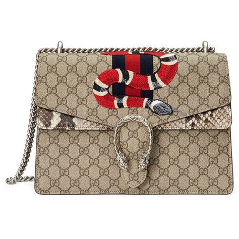 gucci corral snake womens purse|Gucci leather shoulder bag.